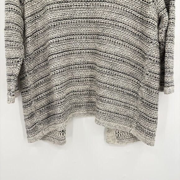 J. Jill purejill Open Cardigan, Size Small, Textured 3/4 Sleeve, Grannycore - Picture 7 of 10